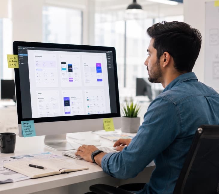 Professional UI UX design course in Kerala with AI-powered workflow training, practical projects, and mentor-led classroom learning at Zolve Academy.